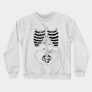 Skeleton and butterflies Crewneck Sweatshirt